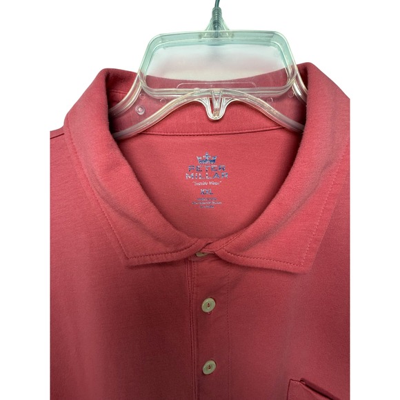 PETER MILLAR PETER MILLAR
Seaside Wash Cape Red Polo, Size XXL - Picture 8 of 10